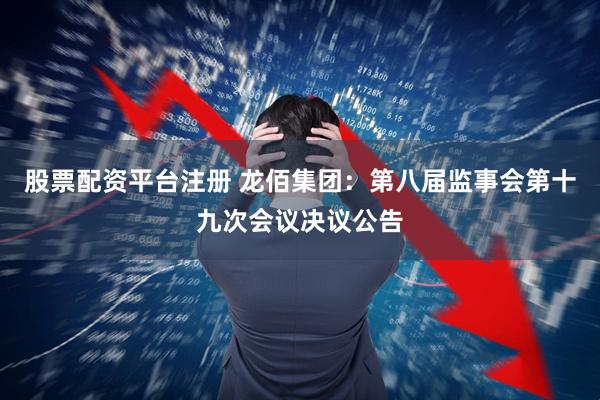 股票配资平台注册 龙佰集团：第八届监事会第十九次会议决议公告
